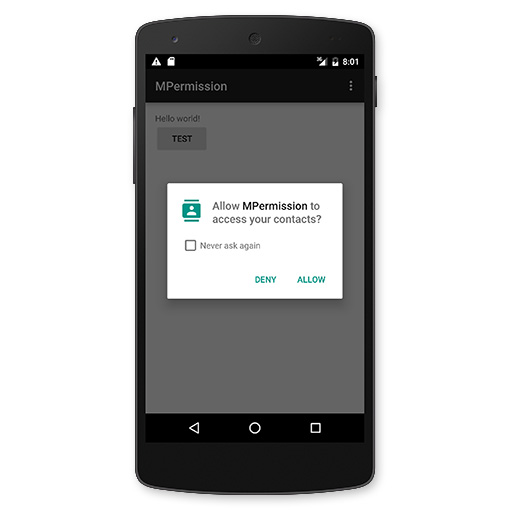 android6.0 permission dialog
